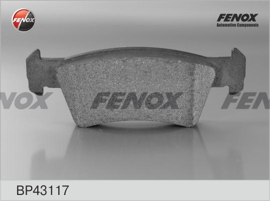 Fenox BP43117 - Kit de plaquettes de frein, frein à disque cwaw.fr