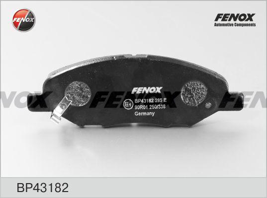 Fenox BP43182 - Kit de plaquettes de frein, frein à disque cwaw.fr