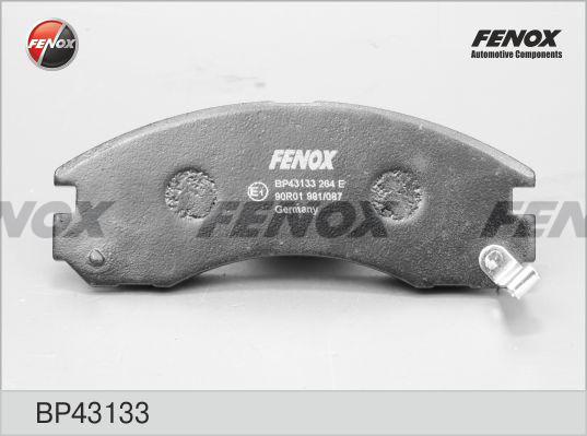 Fenox BP43133 - Kit de plaquettes de frein, frein à disque cwaw.fr