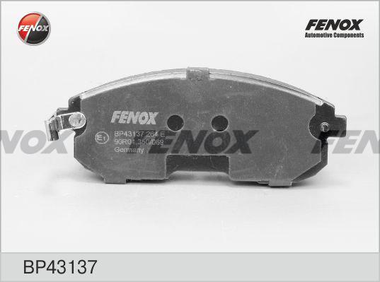 Fenox BP43137 - Kit de plaquettes de frein, frein à disque cwaw.fr