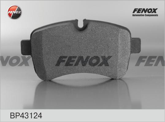 Fenox BP43124 - Kit de plaquettes de frein, frein à disque cwaw.fr