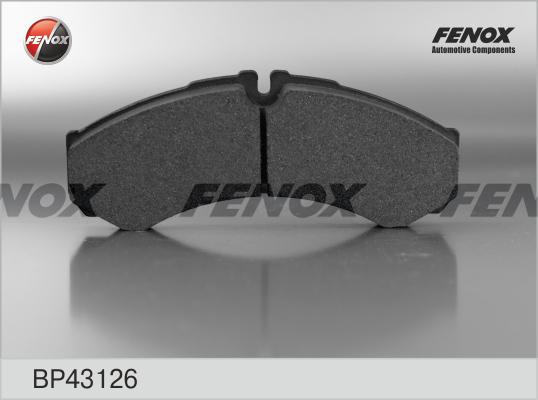 Fenox BP43126 - Kit de plaquettes de frein, frein à disque cwaw.fr