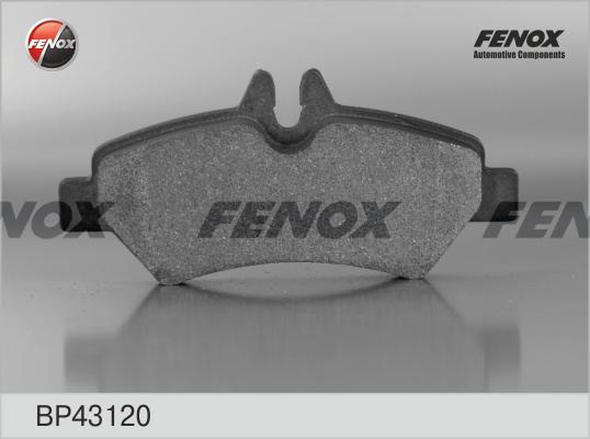 Fenox BP43120 - Kit de plaquettes de frein, frein à disque cwaw.fr