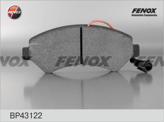 Fenox BP43122 - Kit de plaquettes de frein, frein à disque cwaw.fr