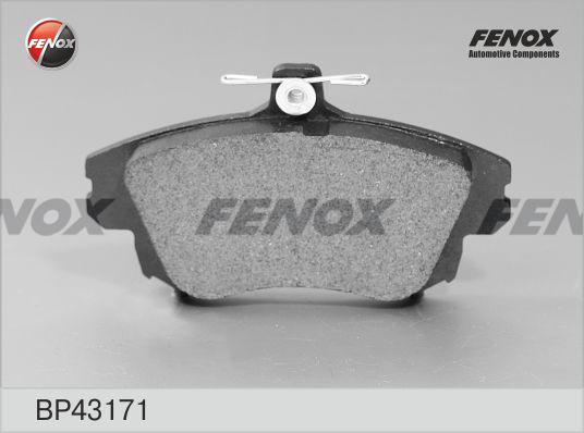 Fenox BP43171 - Kit de plaquettes de frein, frein à disque cwaw.fr