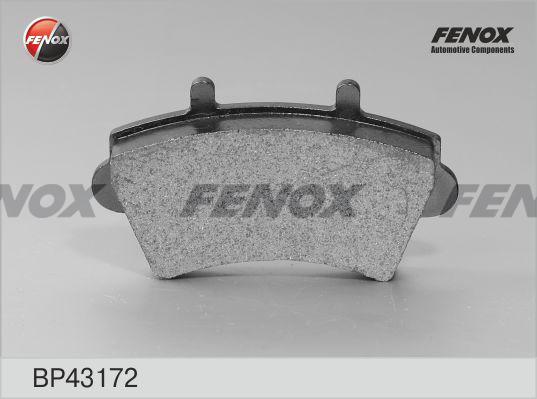 Fenox BP43172 - Kit de plaquettes de frein, frein à disque cwaw.fr