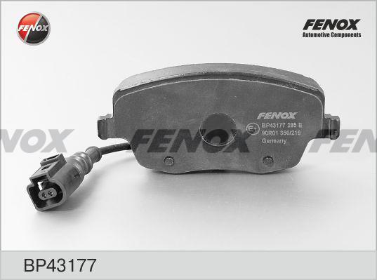 Fenox BP43177 - Kit de plaquettes de frein, frein à disque cwaw.fr