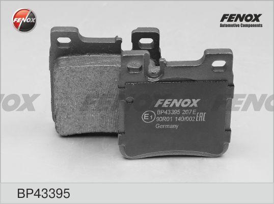 Fenox BP43395 - Kit de plaquettes de frein, frein à disque cwaw.fr