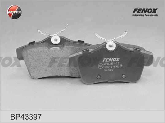 Fenox BP43397 - Kit de plaquettes de frein, frein à disque cwaw.fr