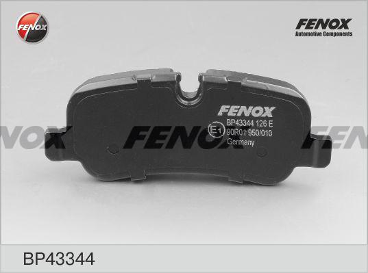 Fenox BP43344 - Kit de plaquettes de frein, frein à disque cwaw.fr