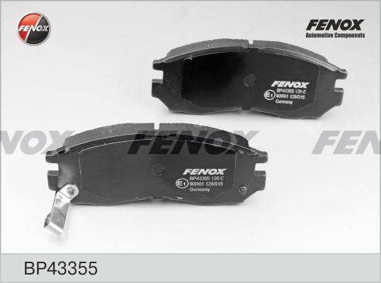 Fenox BP43355 - Kit de plaquettes de frein, frein à disque cwaw.fr