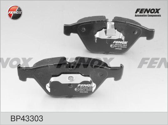 Fenox BP43303 - Kit de plaquettes de frein, frein à disque cwaw.fr