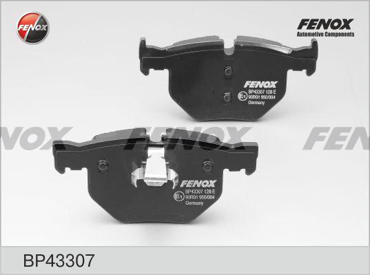 Fenox BP43307 - Kit de plaquettes de frein, frein à disque cwaw.fr