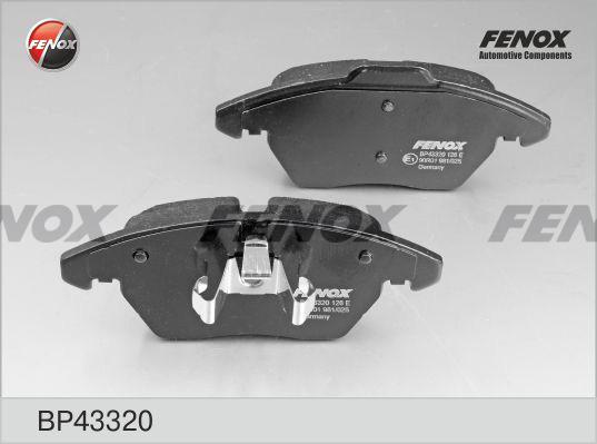 Fenox BP43320 - Kit de plaquettes de frein, frein à disque cwaw.fr