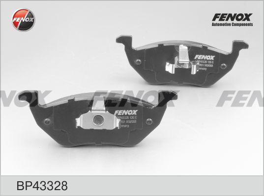 Fenox BP43328 - Kit de plaquettes de frein, frein à disque cwaw.fr