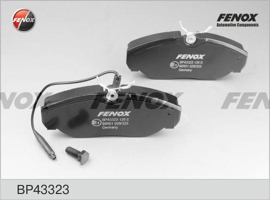 Fenox BP43323 - Kit de plaquettes de frein, frein à disque cwaw.fr