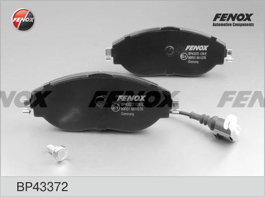 Fenox BP43372 - Kit de plaquettes de frein, frein à disque cwaw.fr