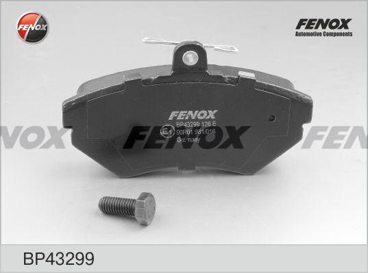 Fenox BP43299 - Kit de plaquettes de frein, frein à disque cwaw.fr