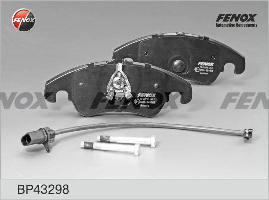 Fenox BP43298 - Kit de plaquettes de frein, frein à disque cwaw.fr