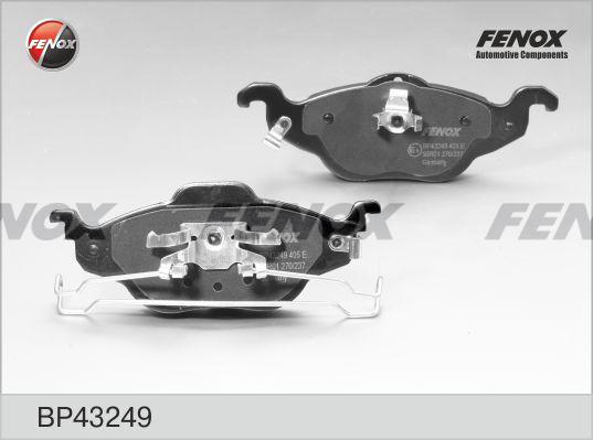 Fenox BP43249 - Kit de plaquettes de frein, frein à disque cwaw.fr