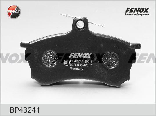 Fenox BP43241 - Kit de plaquettes de frein, frein à disque cwaw.fr