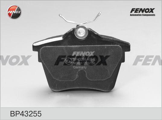 Fenox BP43255 - Kit de plaquettes de frein, frein à disque cwaw.fr