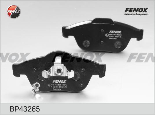 Fenox BP43265 - Kit de plaquettes de frein, frein à disque cwaw.fr