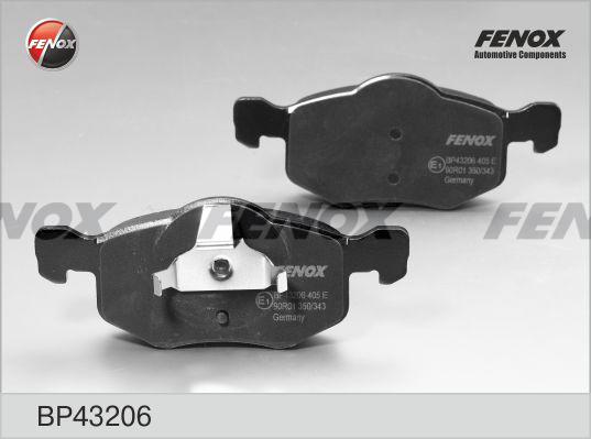 Fenox BP43206 - Kit de plaquettes de frein, frein à disque cwaw.fr