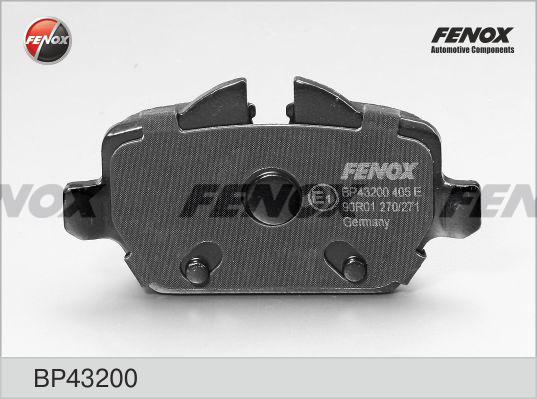 Fenox BP43200 - Kit de plaquettes de frein, frein à disque cwaw.fr