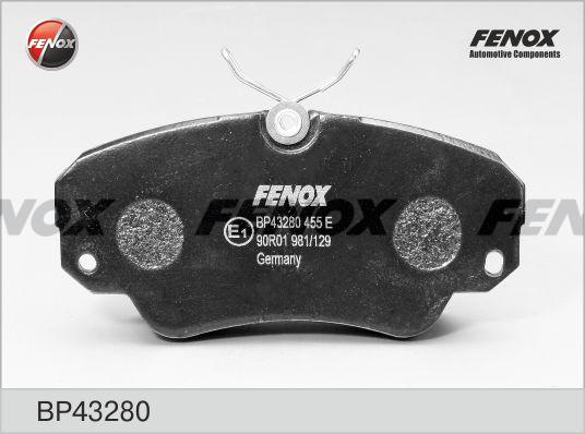 Fenox BP43280 - Kit de plaquettes de frein, frein à disque cwaw.fr