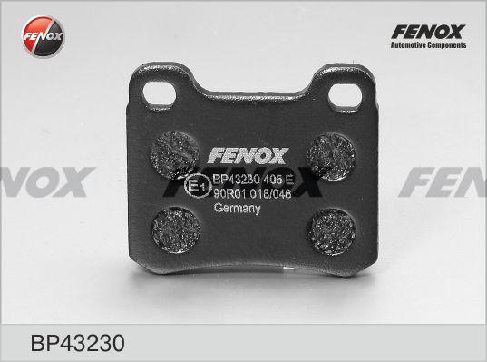 Fenox BP43230 - Kit de plaquettes de frein, frein à disque cwaw.fr