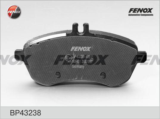 Fenox BP43238 - Kit de plaquettes de frein, frein à disque cwaw.fr