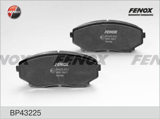 Fenox BP43225 - Kit de plaquettes de frein, frein à disque cwaw.fr