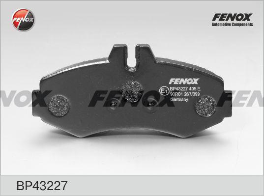 Fenox BP43227 - Kit de plaquettes de frein, frein à disque cwaw.fr