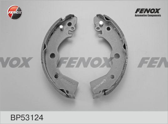 Fenox BP53124 - Jeu de mâchoires de frein cwaw.fr