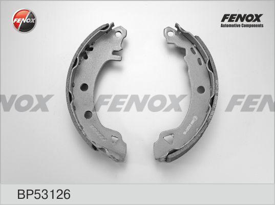 Fenox BP53126 - Jeu de mâchoires de frein cwaw.fr