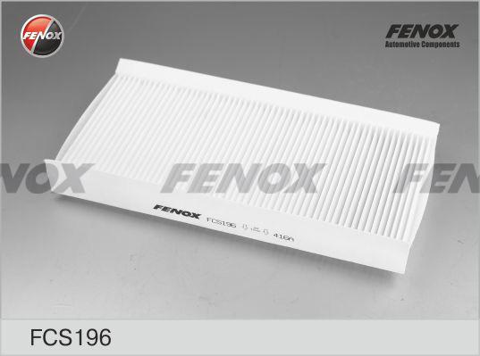 Fenox FCS196 - Filtre, air de l'habitacle cwaw.fr