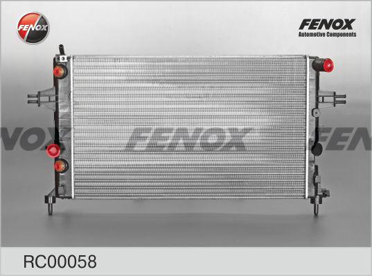 Fenox RC00058 - Radiateur, refroidissement du moteur cwaw.fr