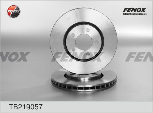 Fenox TB219057 - Disque de frein cwaw.fr