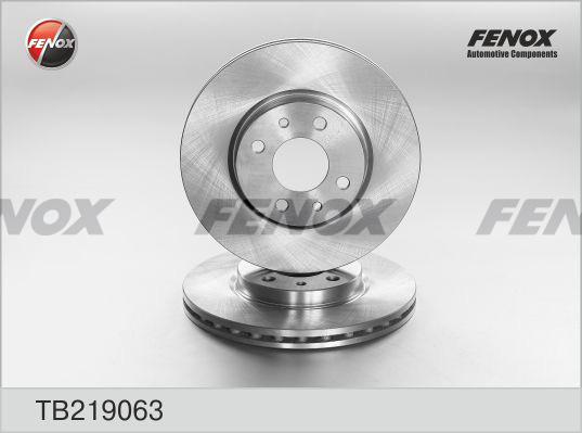 Fenox TB219063 - Disque de frein cwaw.fr