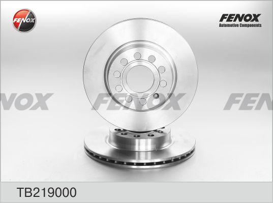 Fenox TB219000 - Disque de frein cwaw.fr