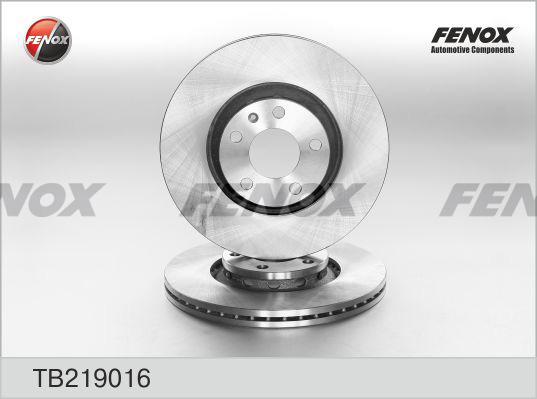 Fenox TB219016 - Disque de frein cwaw.fr