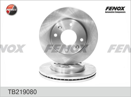 Fenox TB219080 - Disque de frein cwaw.fr