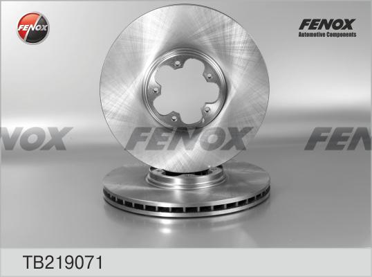 Fenox TB219071 - Disque de frein cwaw.fr