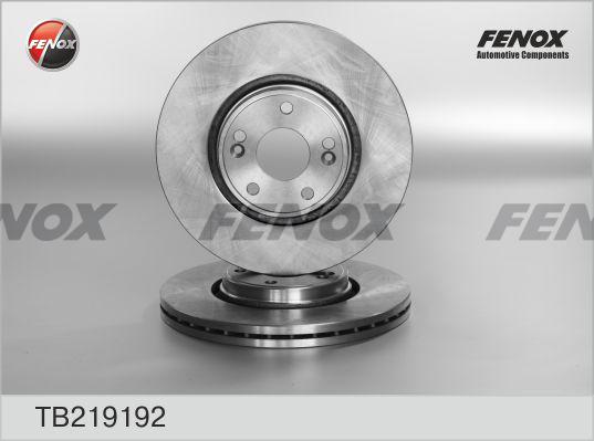 Fenox TB219192 - Disque de frein cwaw.fr