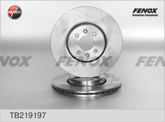 Fenox TB219197 - Disque de frein cwaw.fr