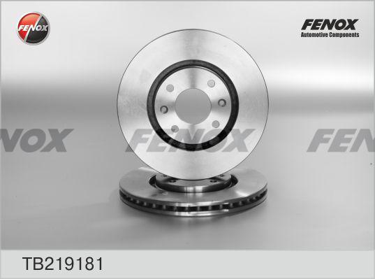 Fenox TB219181 - Disque de frein cwaw.fr