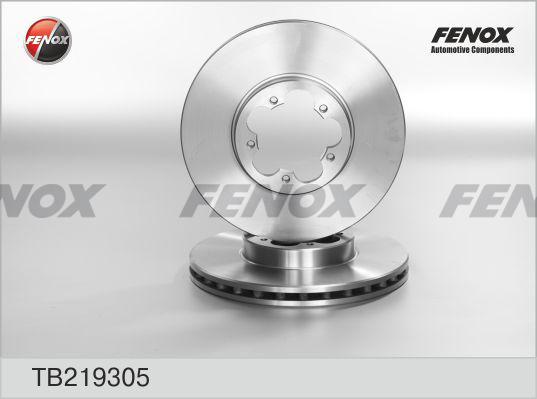 Fenox TB219305 - Disque de frein cwaw.fr