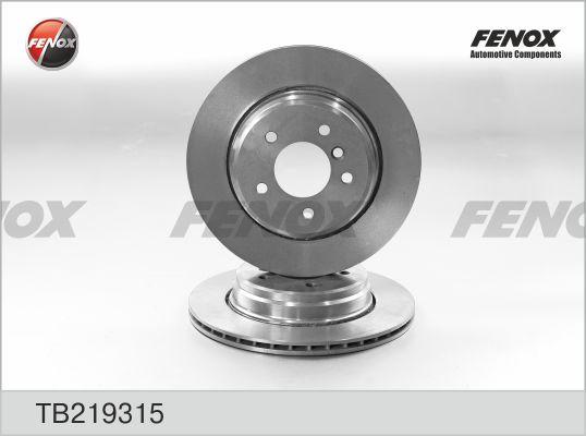 Fenox TB219315 - Disque de frein cwaw.fr