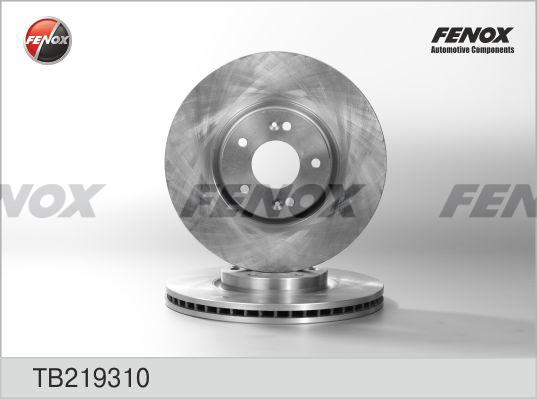 Fenox TB219310 - Disque de frein cwaw.fr